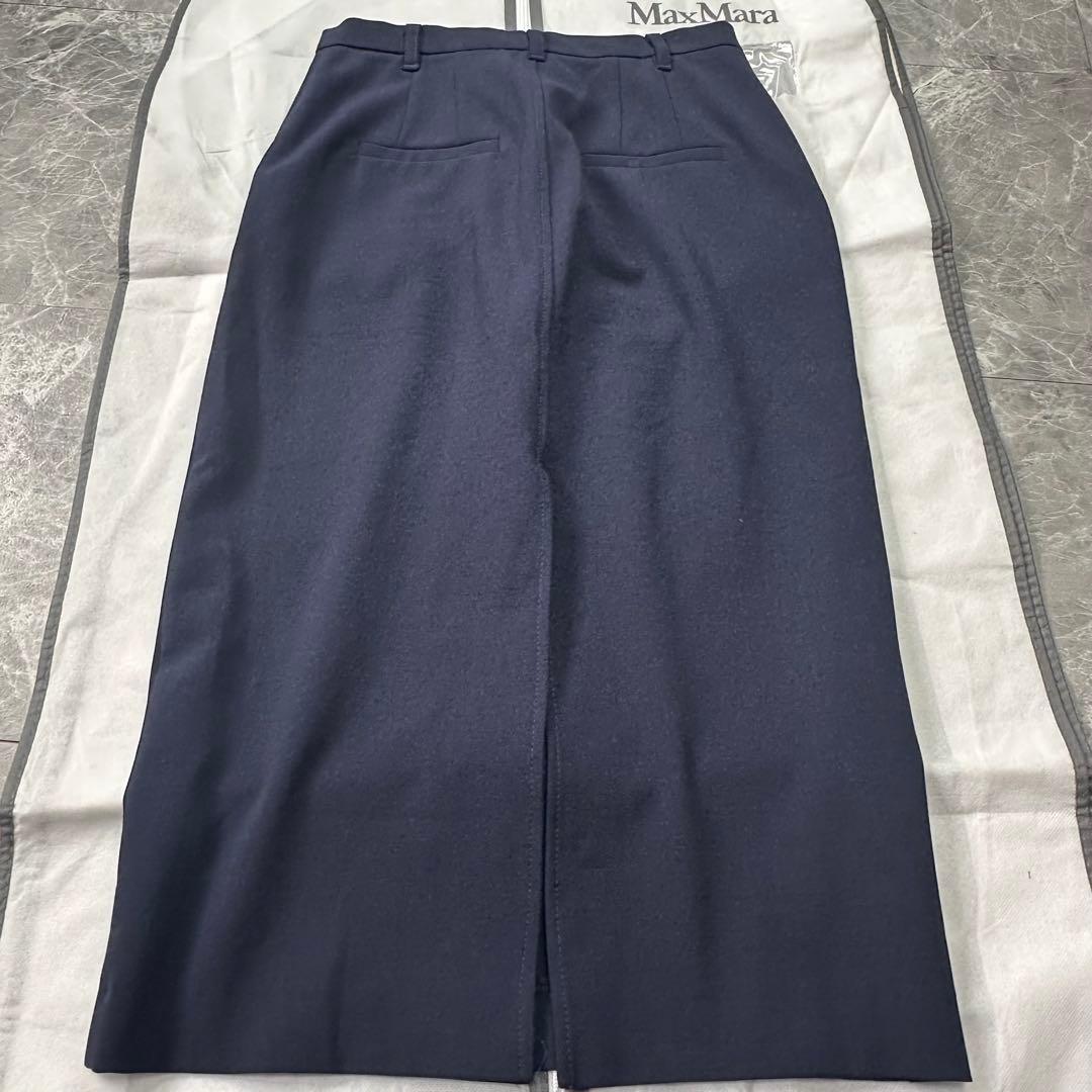 美品♡近年品 マックスマーラ セットアップ パンツ スカート 3点セット 紺