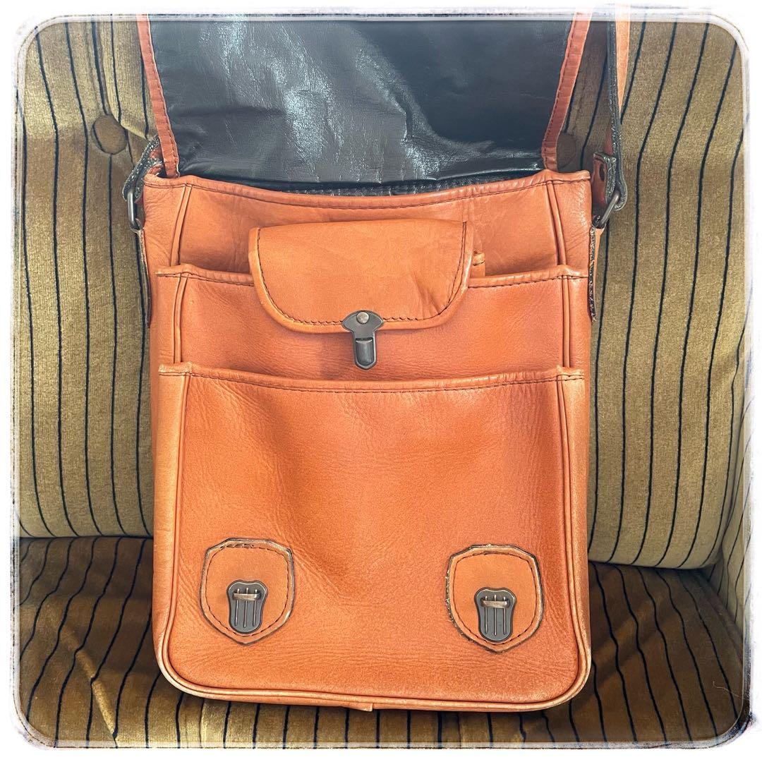 PORTER 革 レザーショルダーバッグ