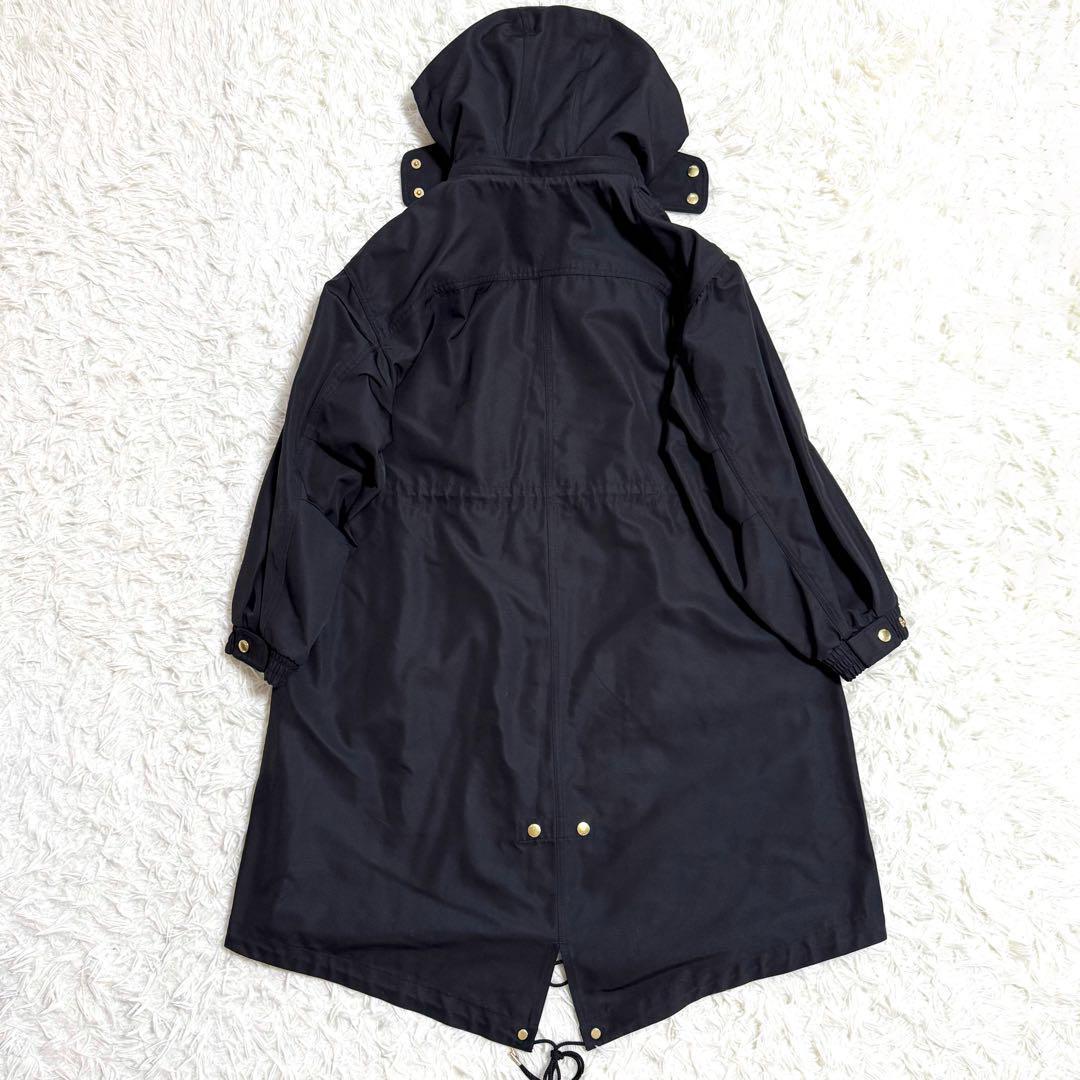 【23SS】TATRAS タトラス TESEAGE モッズコート 金ボタン 黒