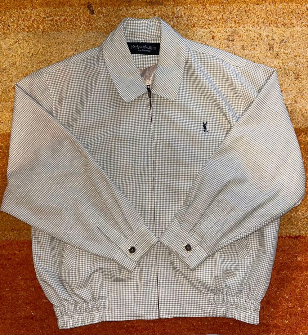 Yves Saint Laurent チェック柄ジャケット