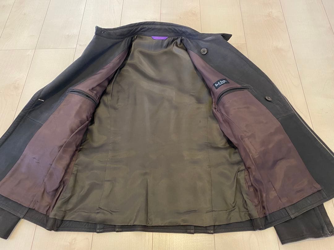 B*i様 ポールスミスコレクション スエード　レザー　ライダース　ジャケット　牛