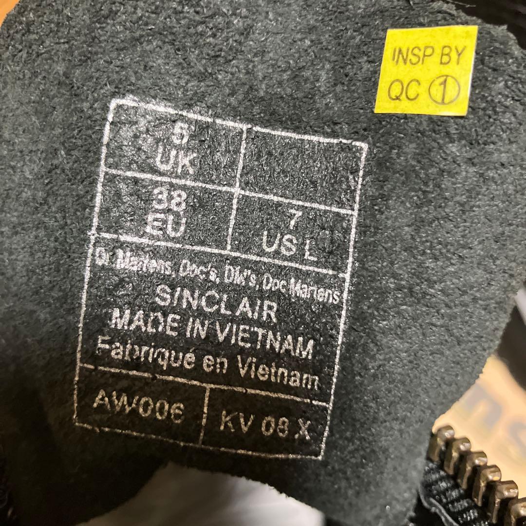 ドクターマーチンSINCLAIR厚底レザーブーツ