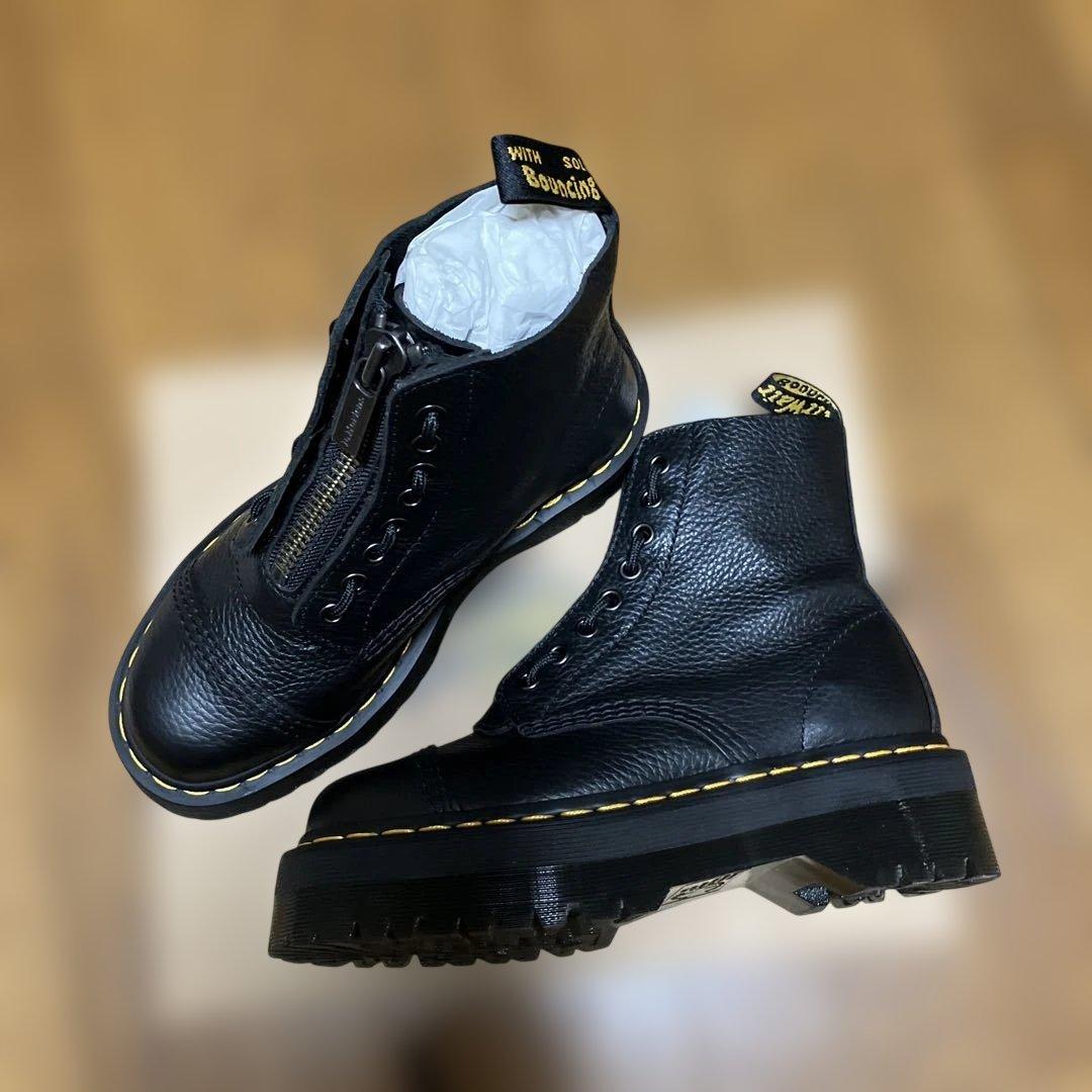 ドクターマーチンSINCLAIR厚底レザーブーツ