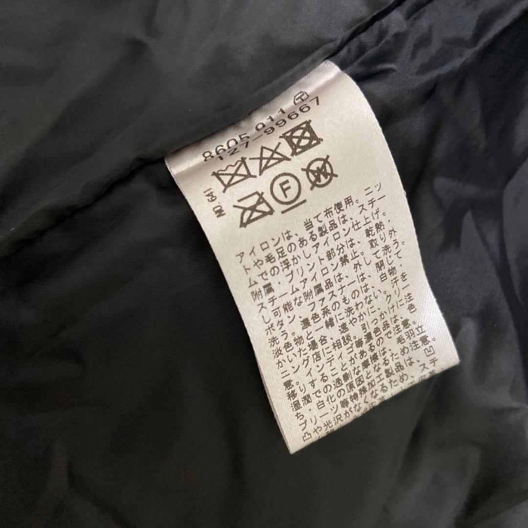 INDIVI ブラック ロングダウンジャケット　XXS