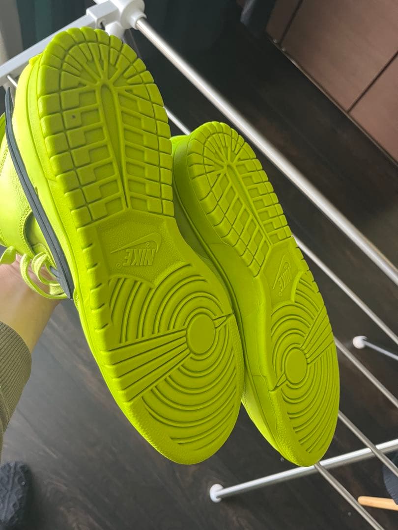 すぱいだーまん　アンブッシュ限定　Nike 蛍光イエローハイカット