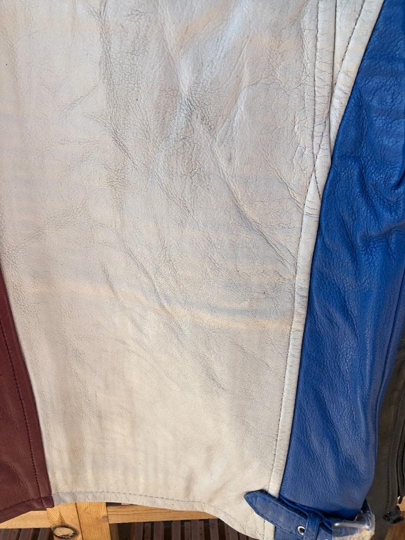 新品 Schott シングルライダースレザージャケット クレイジーパターン/L