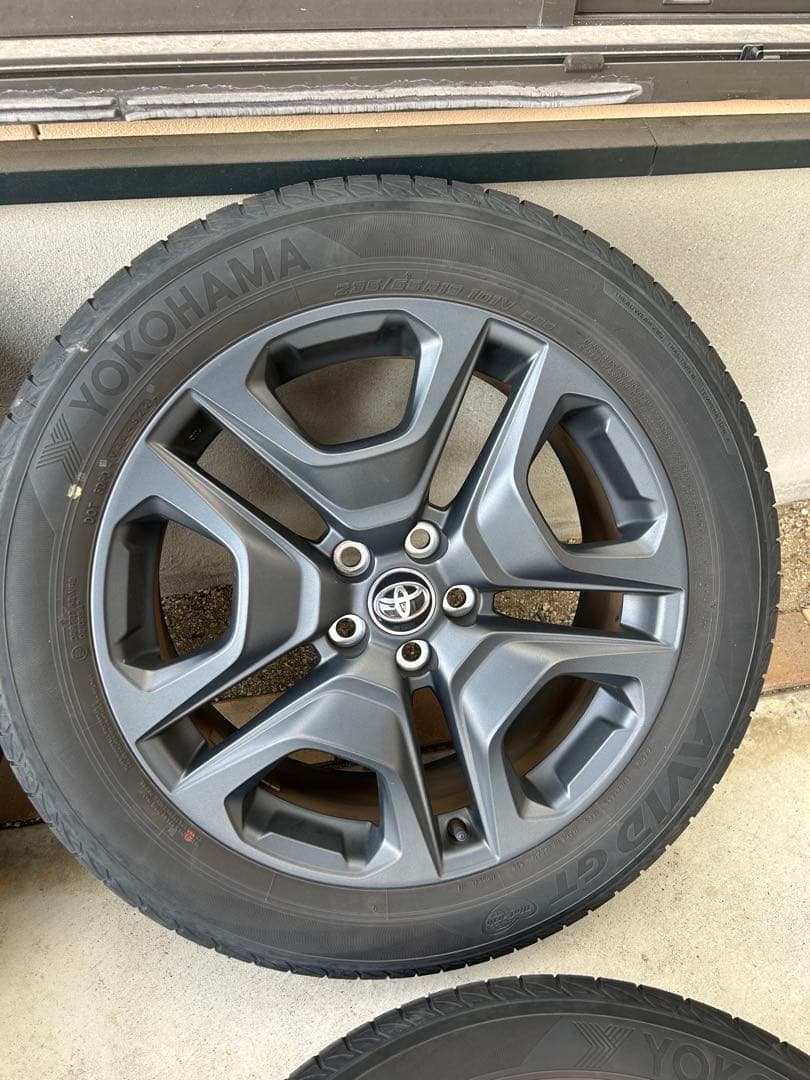 235/55/R19 タイヤホイールセット　送料込（たのメル便）