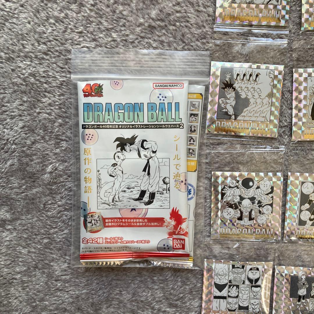 ドラゴンボール　40周年記念　シールウエハース2 42種　コンプリート