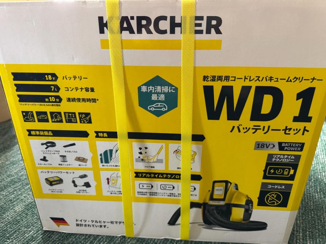 ケルヒャー WD1 バッテリーセット 乾湿両用 コードレスクリーナー