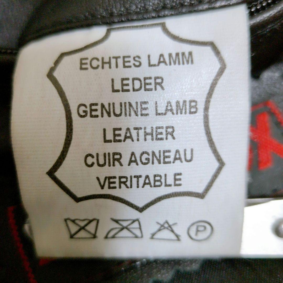 ヴィンテージ テーラードジャケット ラムレザー 3B ブラック XL〜2XL