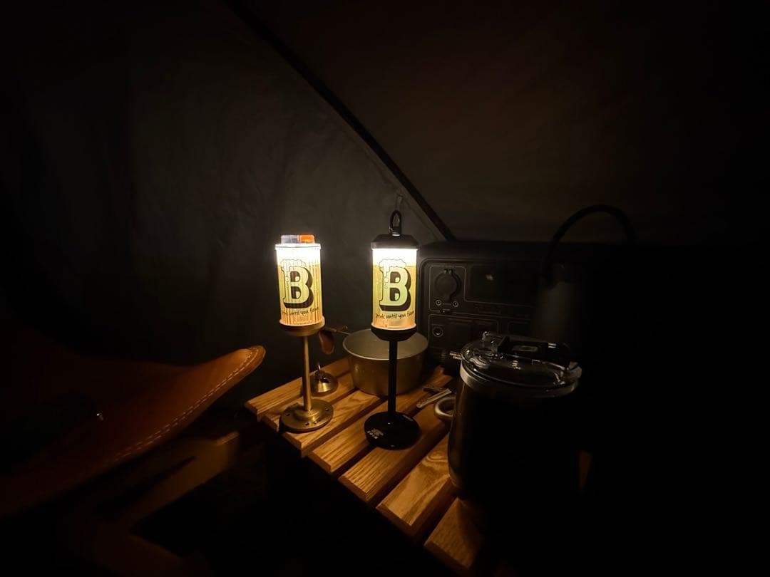 38explor BEEL コラボ 38灯 BeerMIYABI 縦縞無 クリア