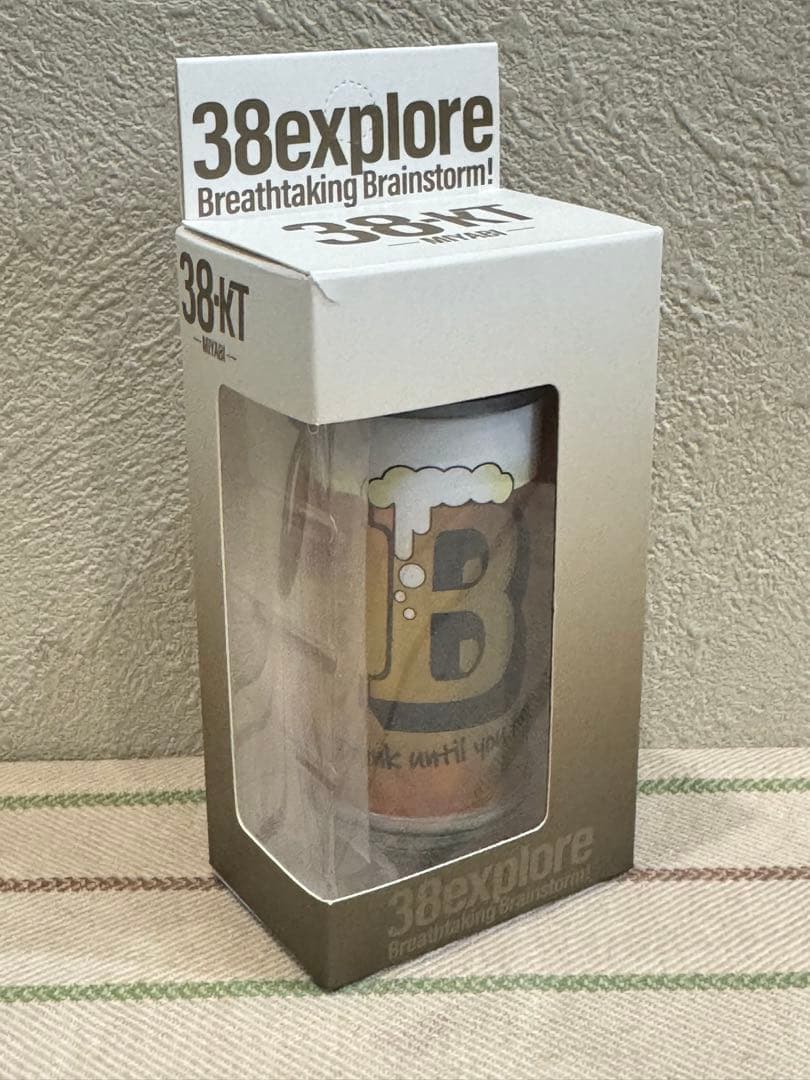 38explor BEEL コラボ 38灯 BeerMIYABI 縦縞無 クリア