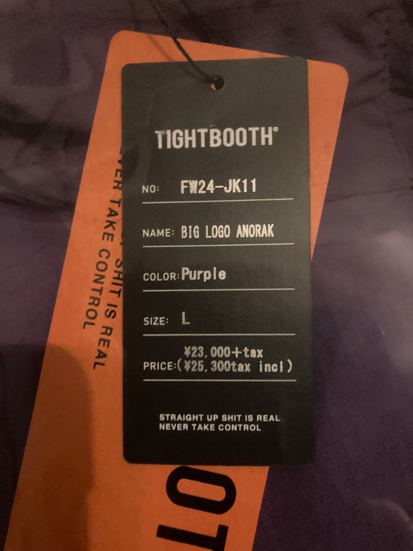 ジャケット・アウター tightbooth BIG LOGO ANORAK