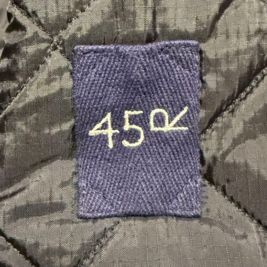 45rpm ダウンコート ナイロン ボア ライナー キルティング ダブル 2