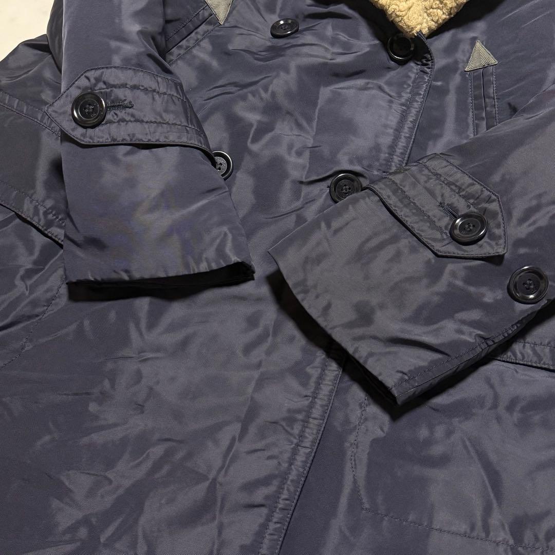 45rpm ダウンコート ナイロン ボア ライナー キルティング ダブル 2