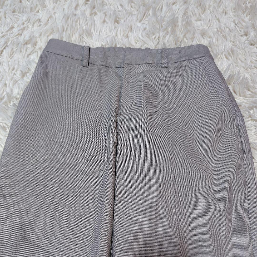 【美シルエット♡ノーカラー】グリーンレーベルリラクシング　パンツスーツ　S~M