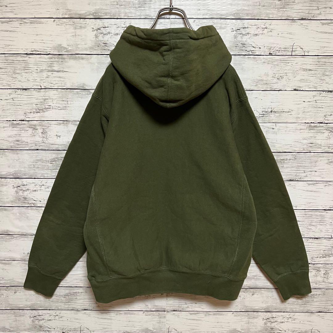 2112【人気Lサイズ】シュプリーム♤刺繍ビッグロゴ　パーカー希少カラー即完売品