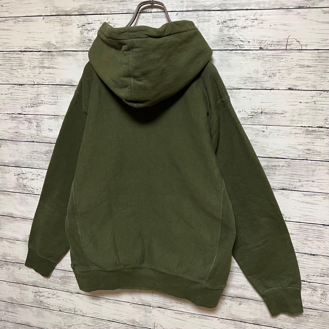 2112【人気Lサイズ】シュプリーム♤刺繍ビッグロゴ　パーカー希少カラー即完売品