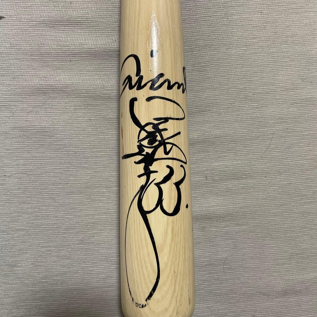 読売ジャイアンツ #33 江藤智 選手 直筆サイン入り実使用 NPBバットSSK