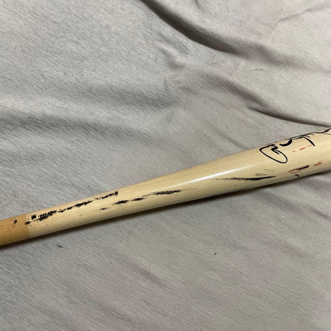 読売ジャイアンツ #33 江藤智 選手 直筆サイン入り実使用 NPBバットSSK