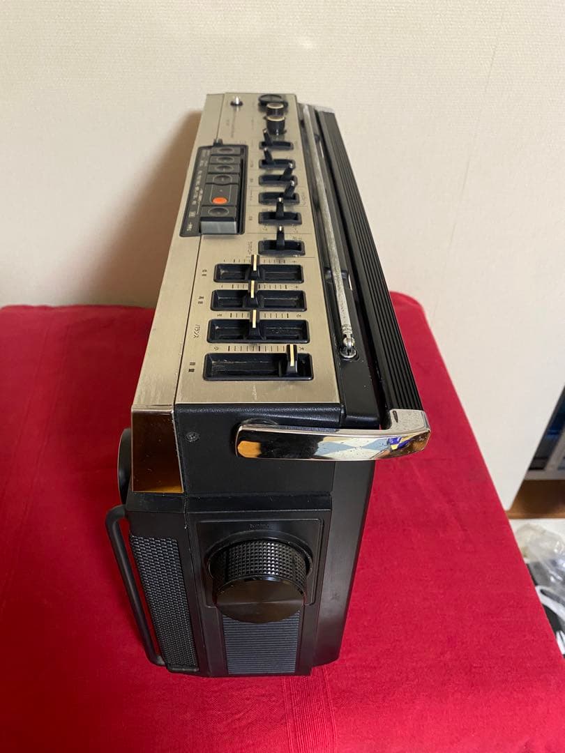 ナショナルラジカセRS-4350 希少カセット動作する　MAC ST-7