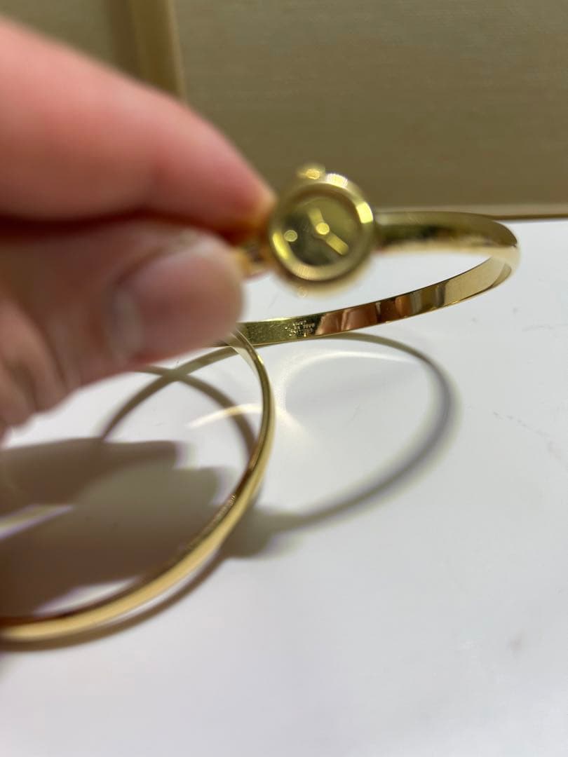 SEIKO ゴールド バングル時計