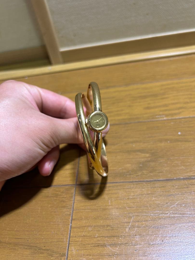 SEIKO ゴールド バングル時計