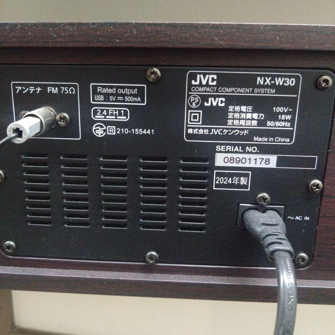 JVC Bluetooth ミニコンポ 2024年製