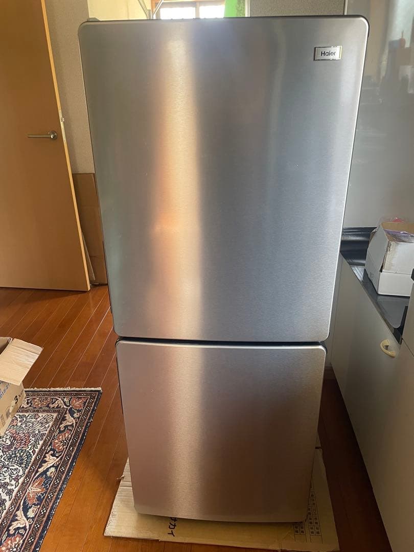 Haier製ノンフロン冷凍冷蔵庫JR-XP2NF148F 2023製説明文必見