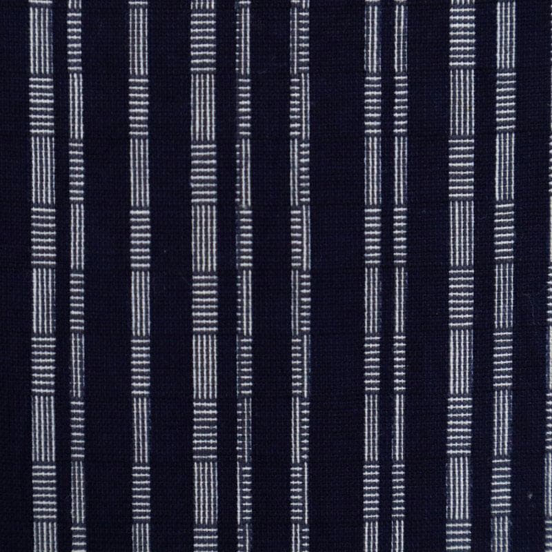 《反物『結城織長板染め』綿紬浴衣■綿結城◆あじろ織り◆縞◆夏着物■反25-59》