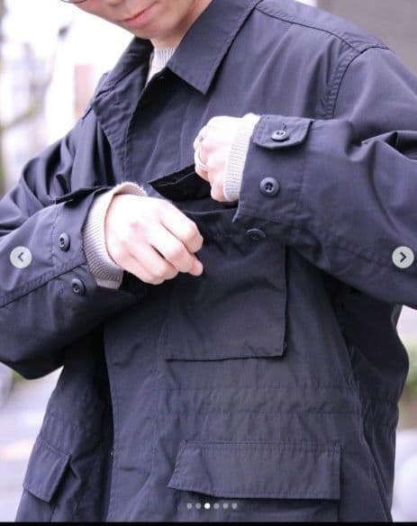 ナナミカ フィールド ジャケット ブラック XS