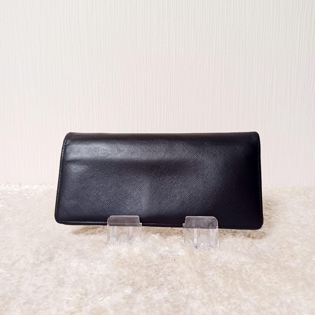 ✨超美品✨　プラダ　PRADA　サフィアーノ　長財布　ブラック　黒