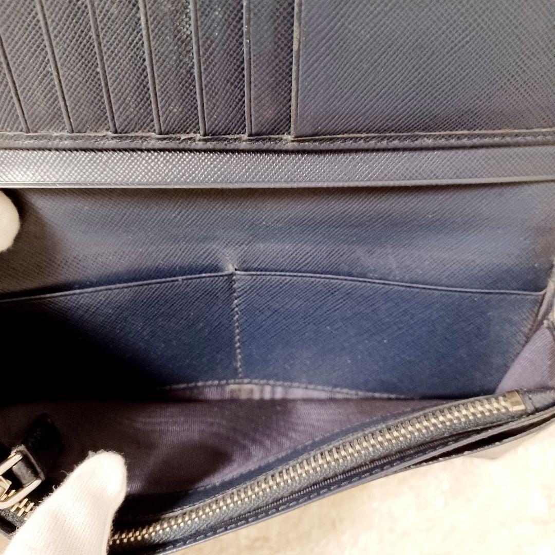 ✨超美品✨　プラダ　PRADA　サフィアーノ　長財布　ブラック　黒