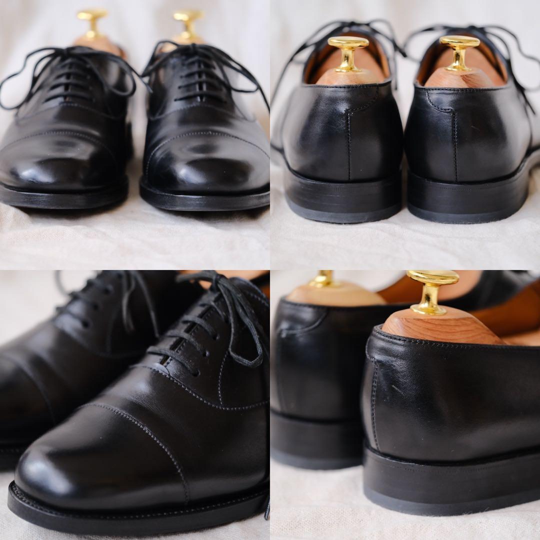 J.M.WESTONジェイエムウェストン 300ストレートチップ黒3 1/2E