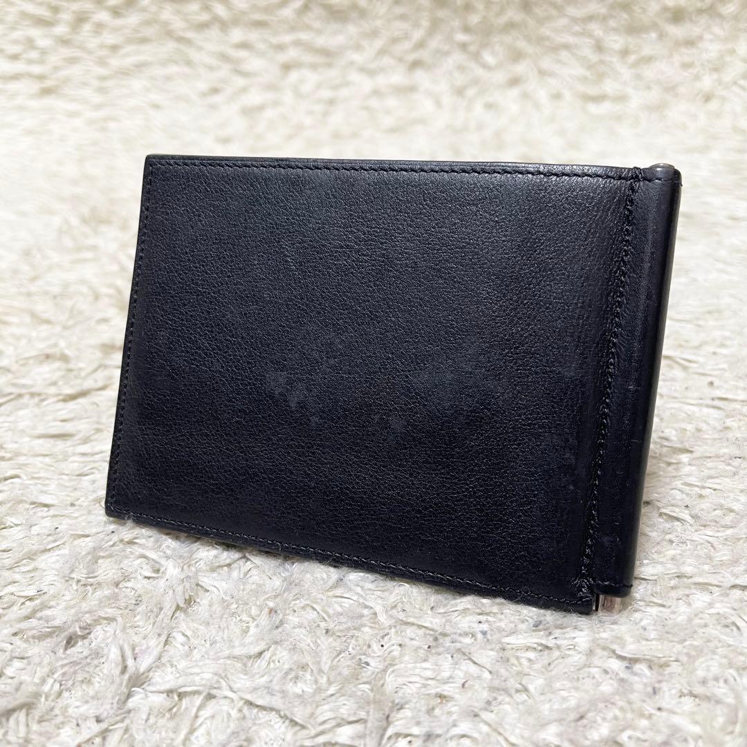 【美品】カルティエ　マネークリップ　フラグメントケース　カード収納　レザー　黒