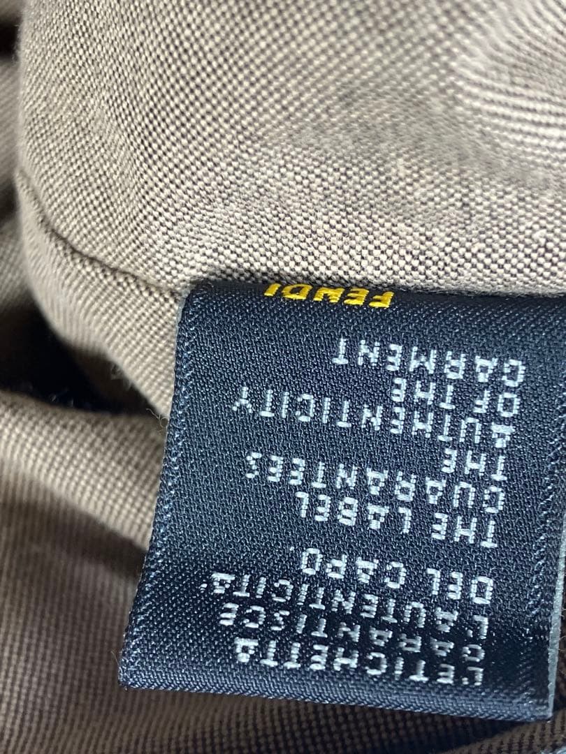 Fendi ロゴ入り トートバッグ ライトブルー