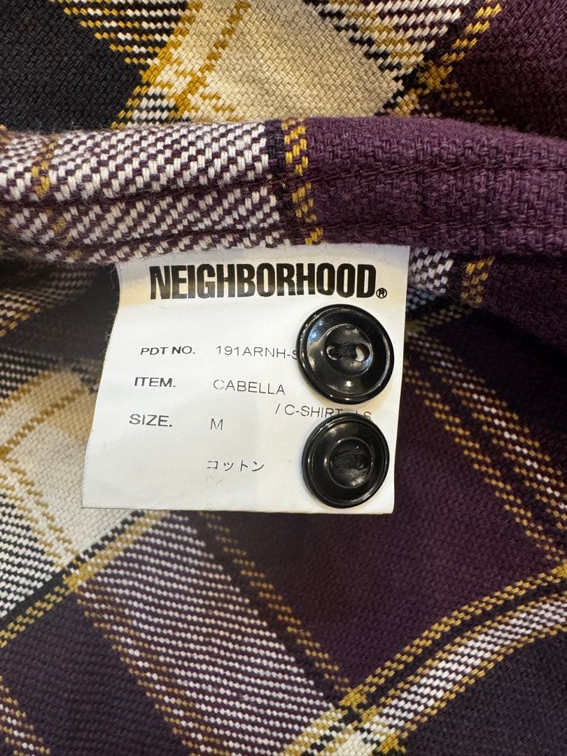 neighborhoodネルシャツ美品✨