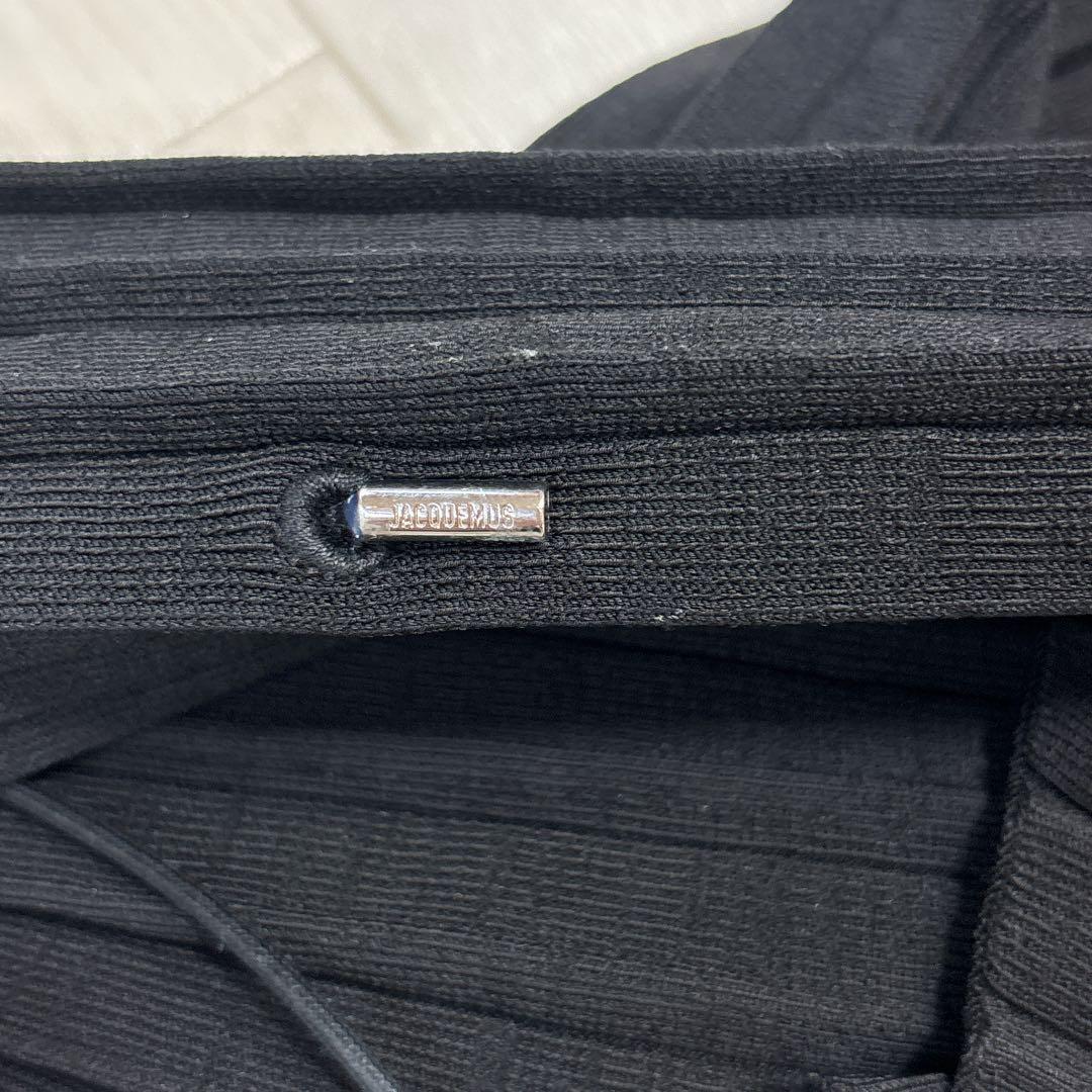 新品 JACQUEMUS ジャックムス ニット キャミソール ブラック 36