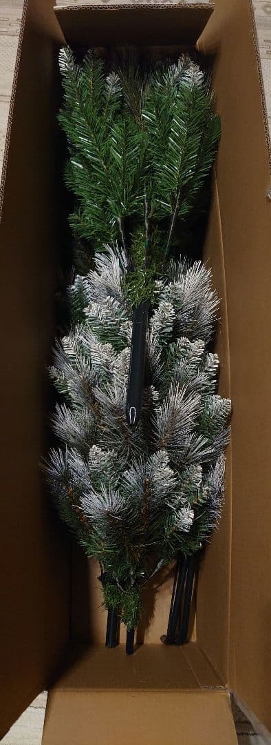 180cm北欧風クリスマスツリー　雪化粧あり　ツリーのみ