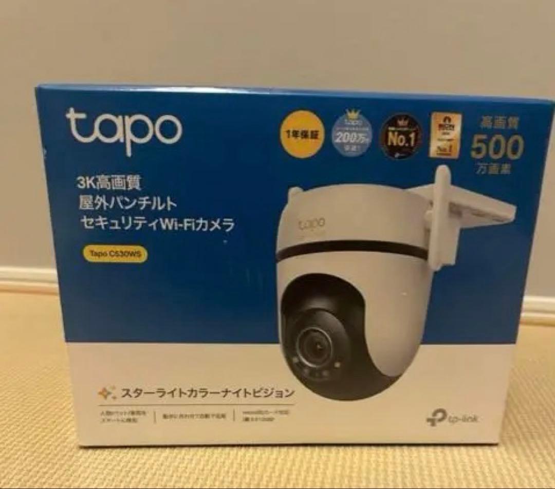 1595⭐︎最新型防犯カメラ　tapo c530ws 500万画素