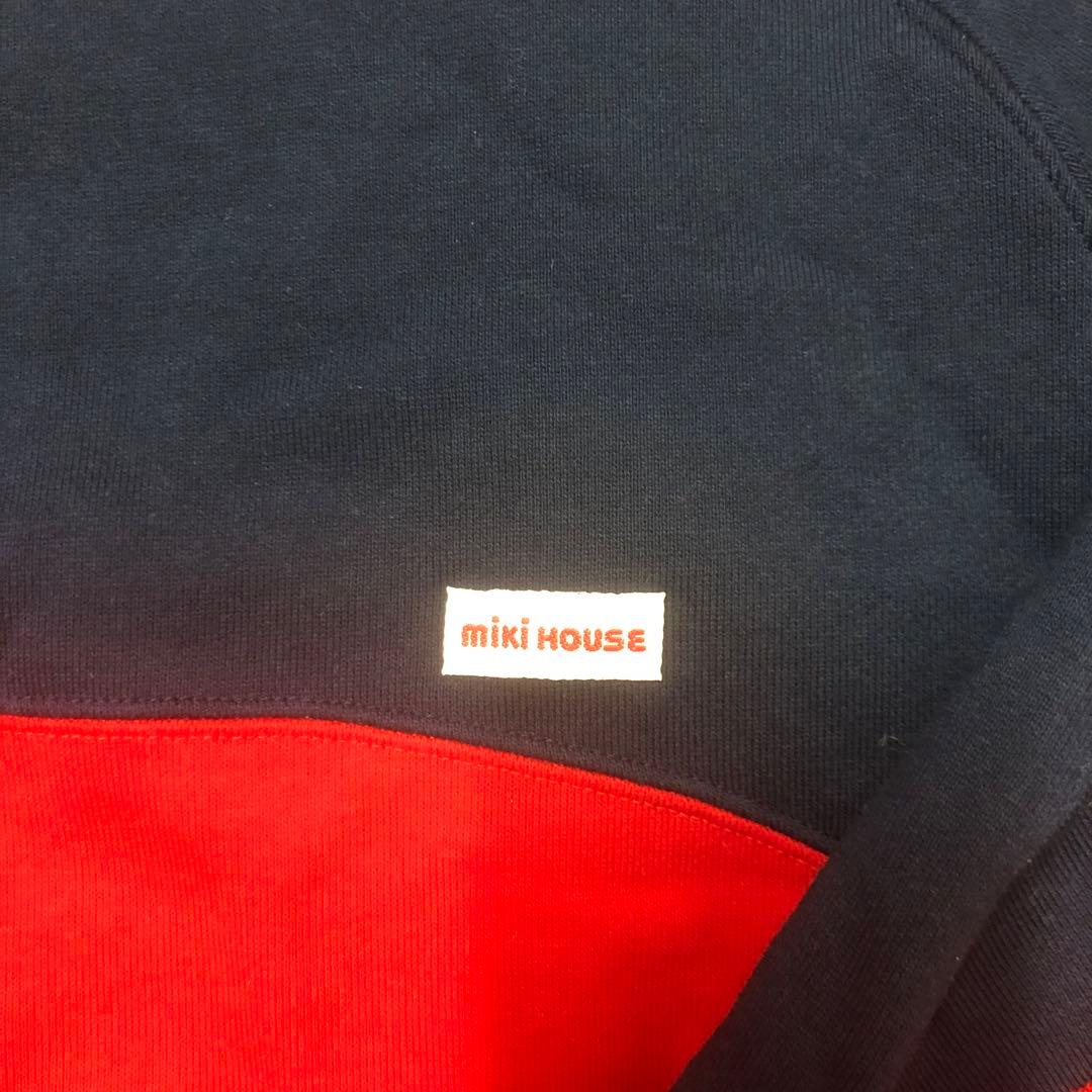 ミキハウス バックビッグロゴ　トレーナー　大人Mサイズ