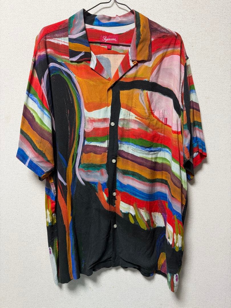 supreme Reaper Rayon Shirt L size レーヨン