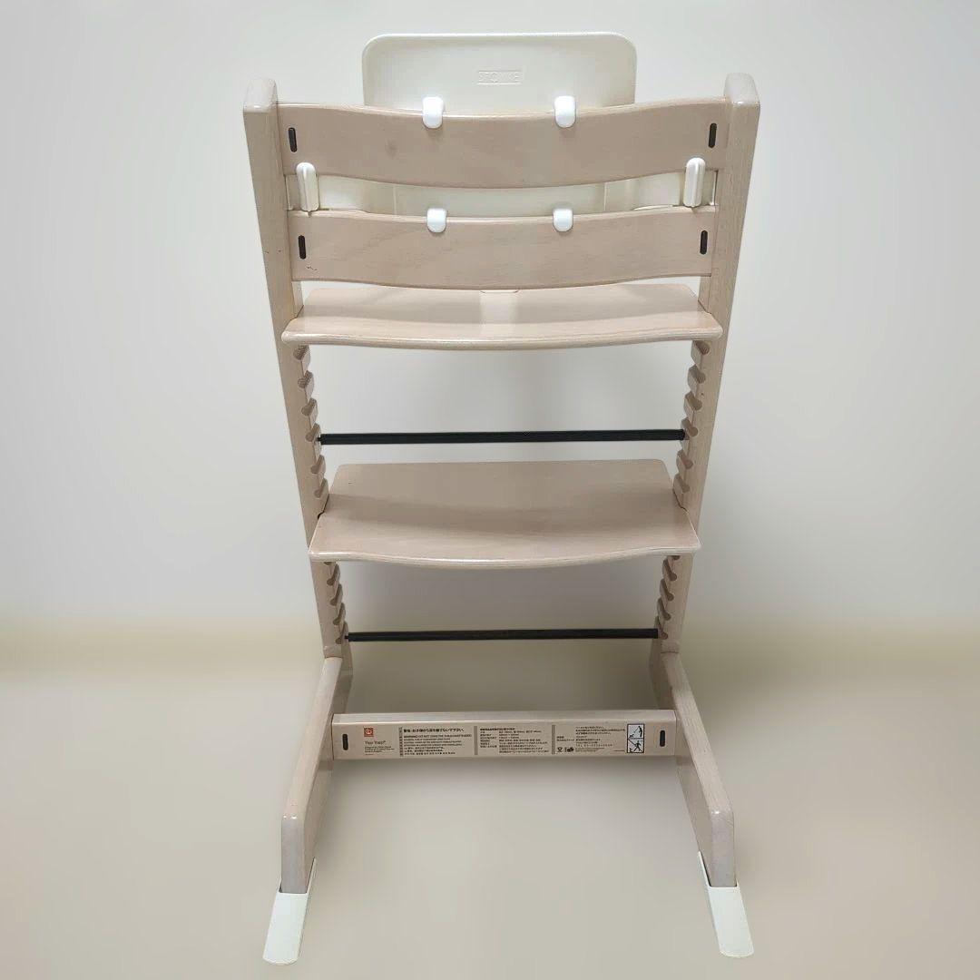 ひ*る様 STOKKE　ストッケ　トリップトラップ　ホワイトウォッシュ　ベビーセ