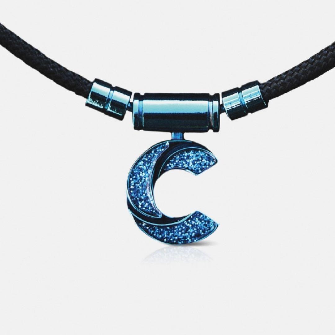 パワードギアOPAネックレス　ブルーラメ　Mサイズ