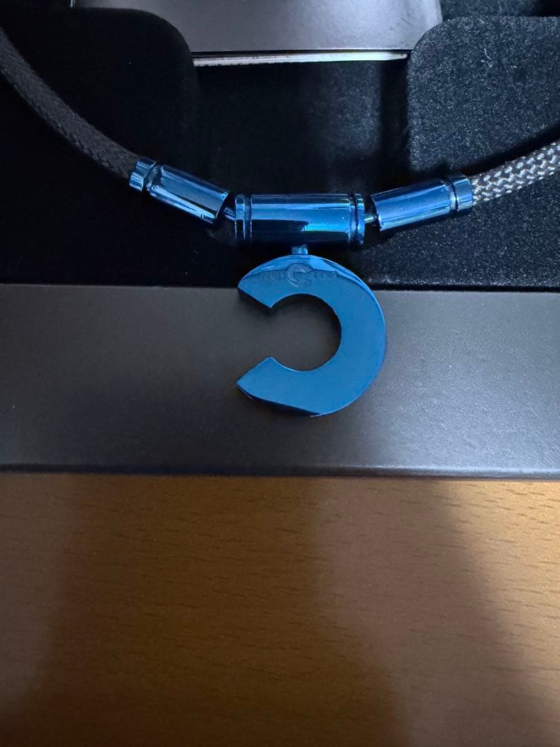 パワードギアOPAネックレス　ブルーラメ　Mサイズ