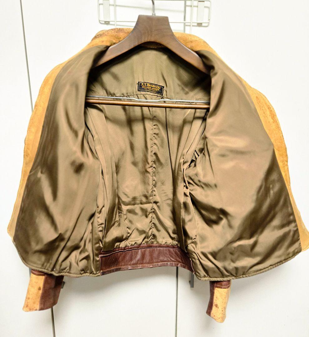 J*K様 40年代 H.T. Hendrick バックスキン レザー スポーツジ