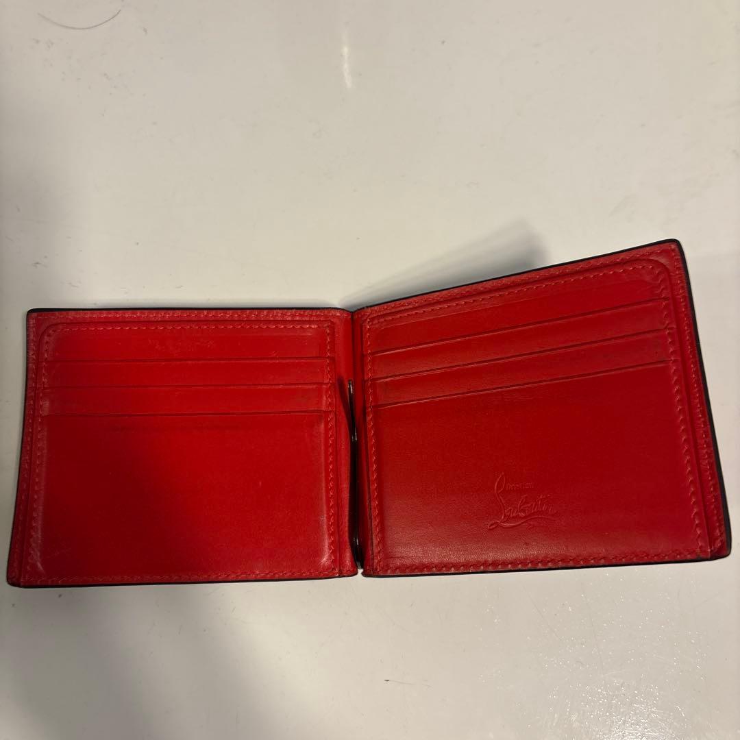 クリスチャンルブタン 二つ折り マネークリップ