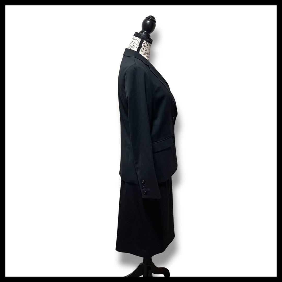 新品タグ付き　アンタイトル　スーツセットアップ 黒 L パンツスカート上下