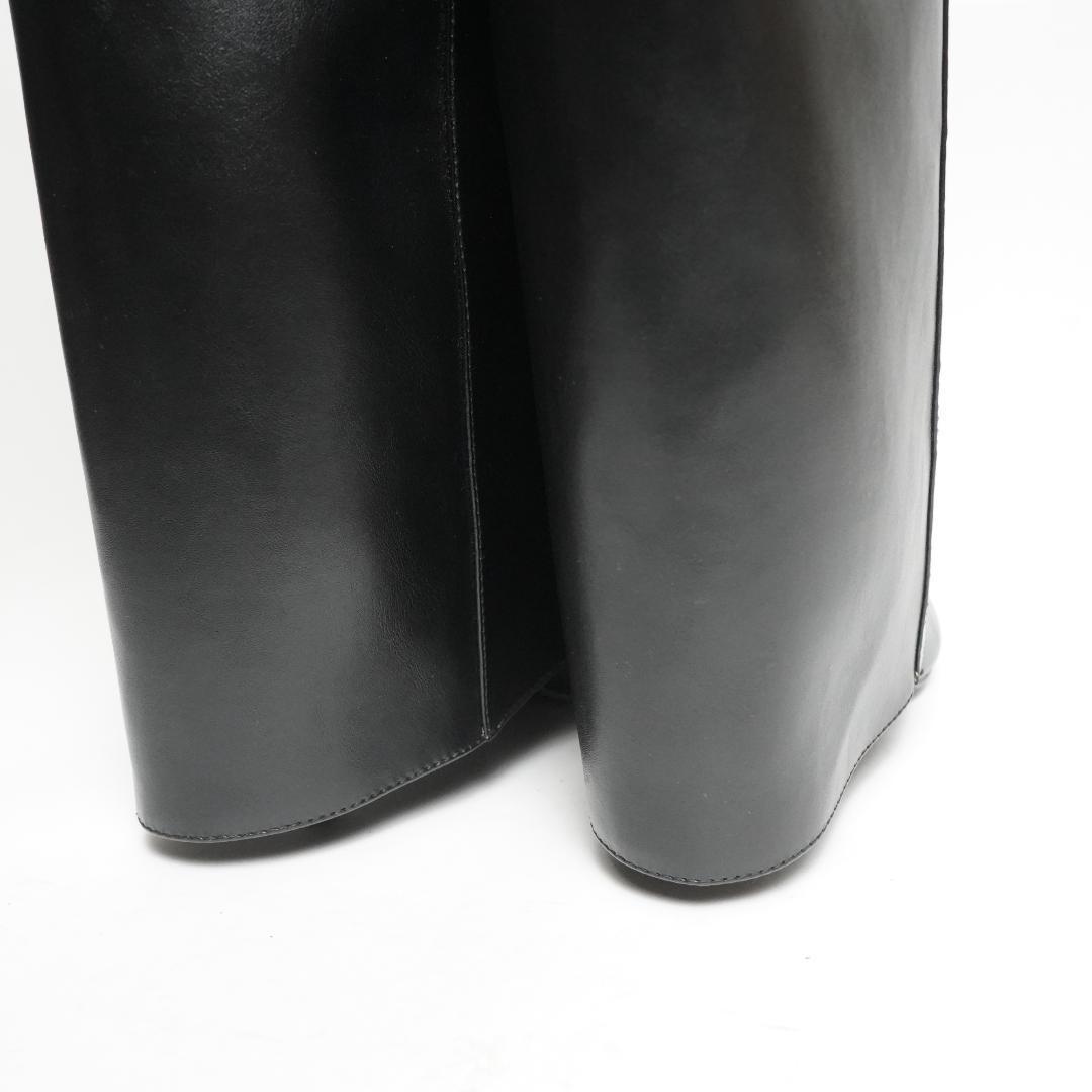 【新品未使用タグ付き】ZARA ザラ ハイヒールゲーターブーツ 23 eu35