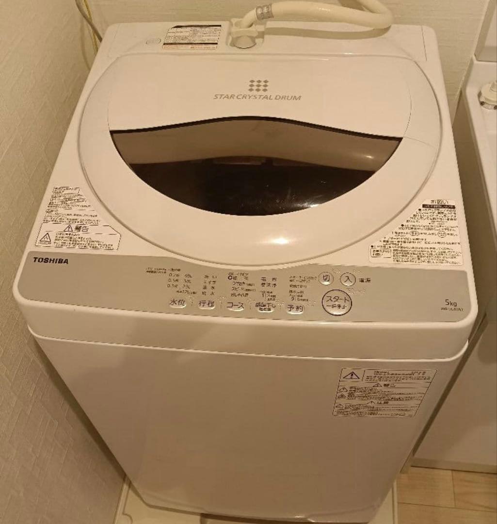 TOSHIBA 洗濯機 5kg AW-5G6